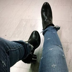 Express de stressed jeans